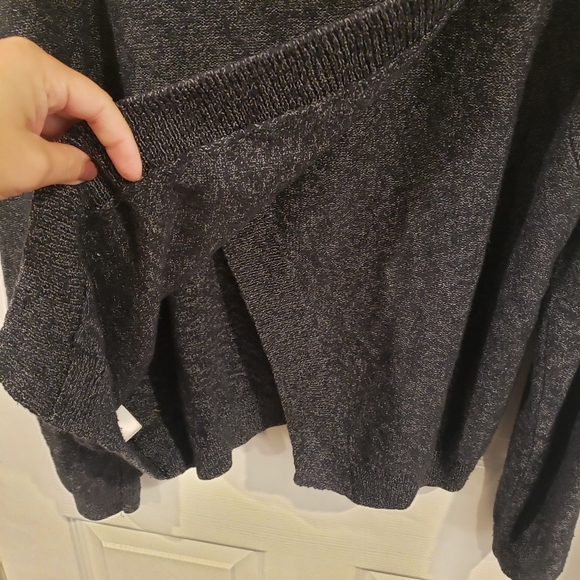 ROOTS | Ladied Blue Overlap Sweater XL - Picture 3 of 8